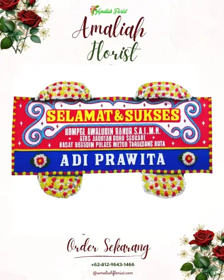 Papan Bunga Ucapan Selamat Sukowilangun